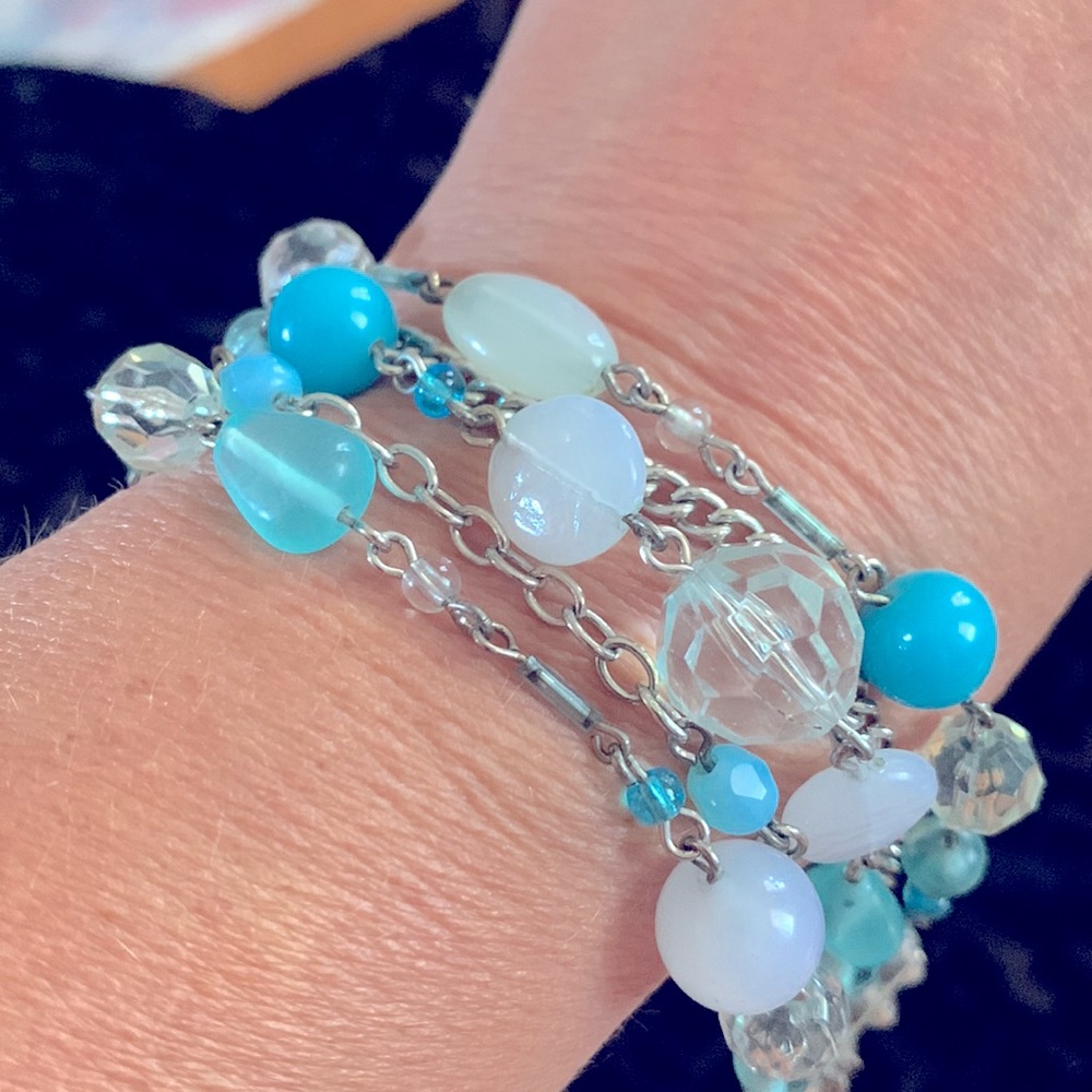 Lia Sophia Turquoise beaded bracelet